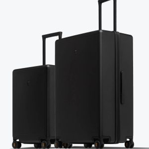 Level8 Luminous Textured Luggage Set 20'' & 28''