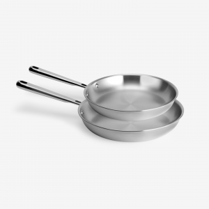 Misen 10" + 12" Stainless Steel Frying Pan
