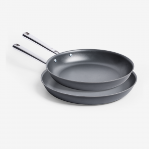 Misen 10" + 12" Pre-Seasoned Carbon Steel Frying Pan
