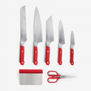 Misen 7-Piece Knife Set (ACUTO440) - Red