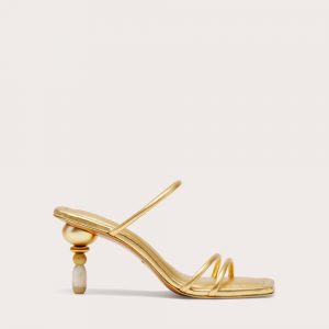 Cult Gaia REIGN SANDAL - BRASS
