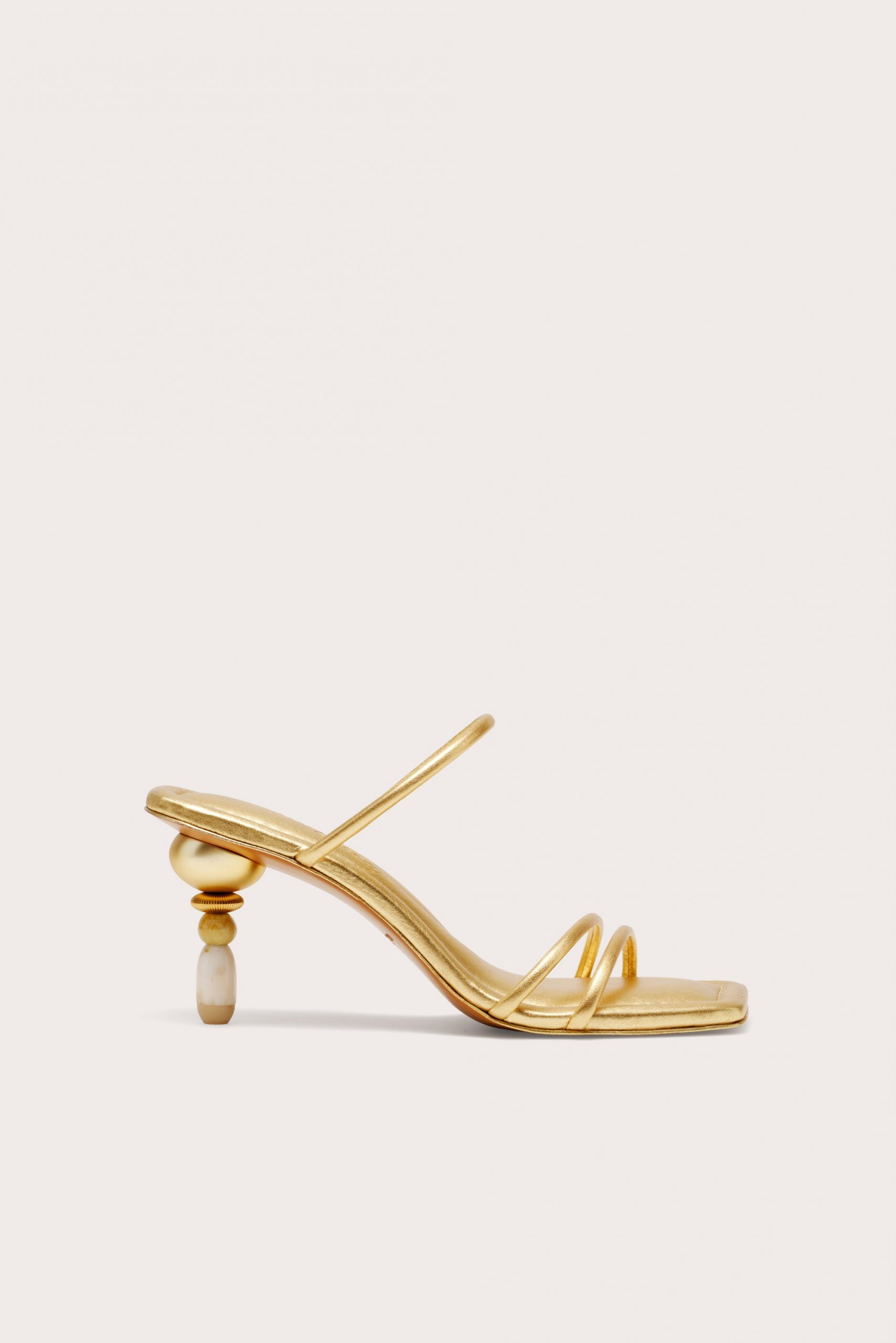 Cult Gaia REIGN SANDAL - BRASS