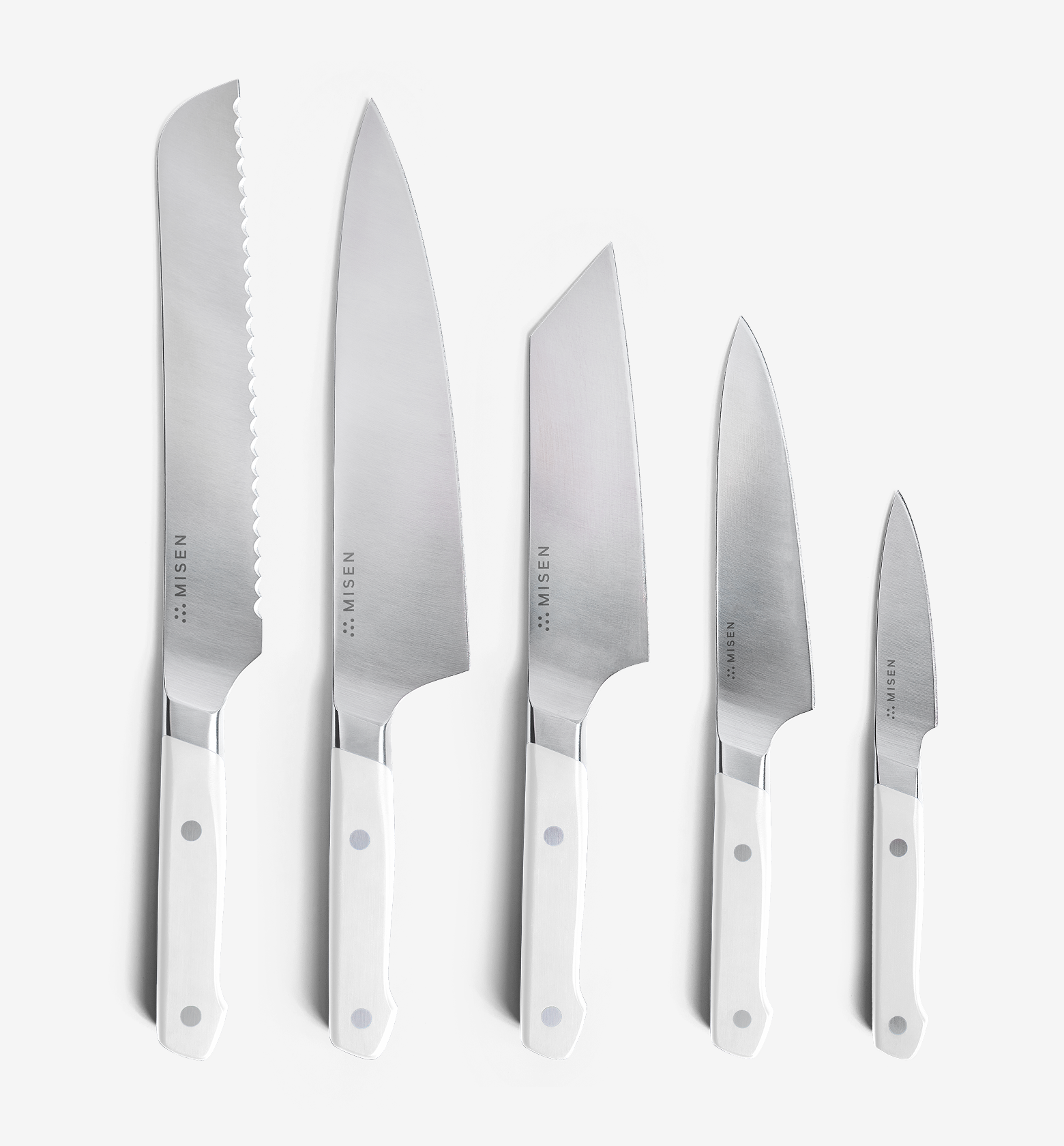Misen 5-Piece Knife Set (ACUTO440) - White