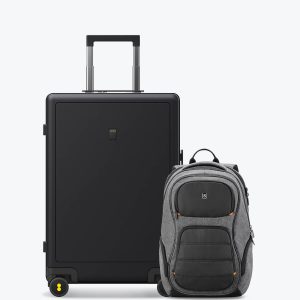 Level8 Condor Backpack and Textured Luggage Set