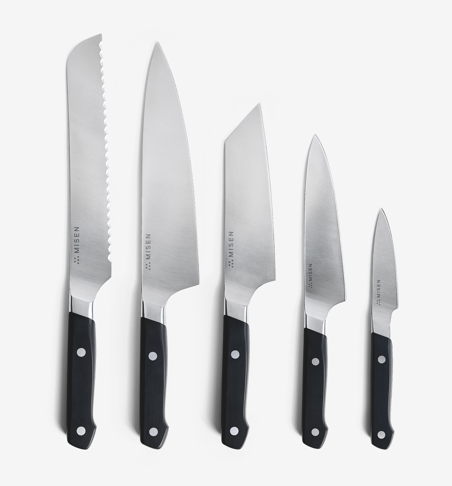 Misen 5-Piece Knife Set (ACUTO440) - Black