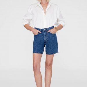 Anine Bing Kat Short - Medium Indigo