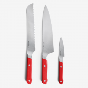Misen 3-Piece Knife Set (ACUTO440) - Red