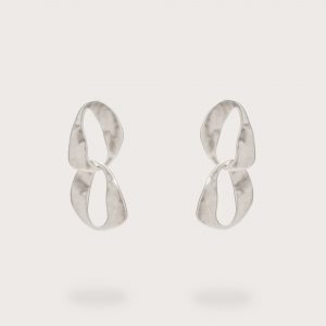 Cult Gaia RUE MINI DROP EARRING - ANTIQUE SILVER