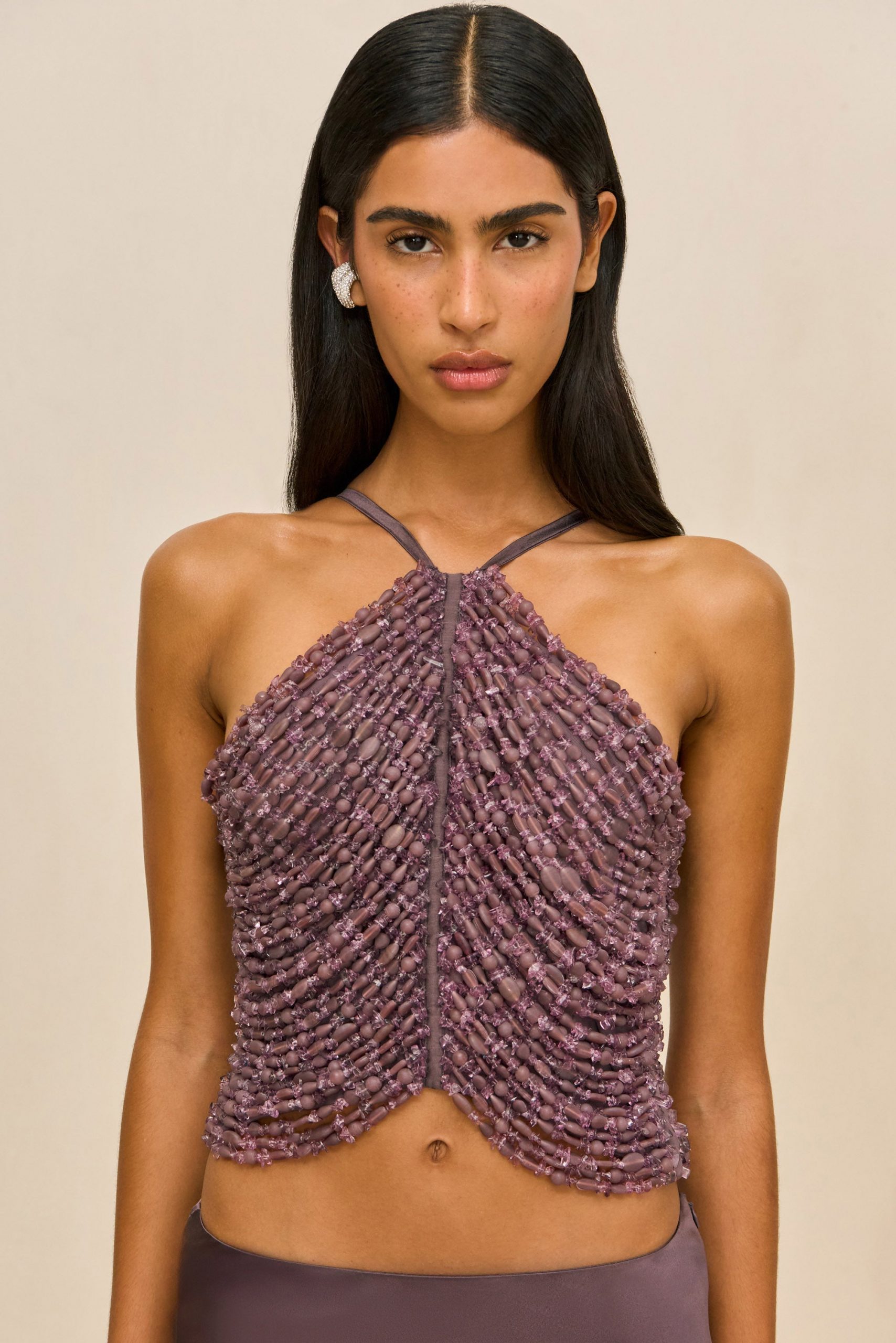 Cult Gaia SOLARA TOP - WARM HAZE