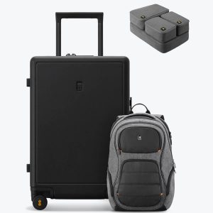 Level8 Condor Backpack and Matte Check-in (24'') Luggage Set