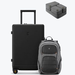 Level8 Condor Backpack and Matte Carry-on (20'') Luggage Set