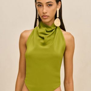 Cult Gaia DIONEA TOP - CHIVE