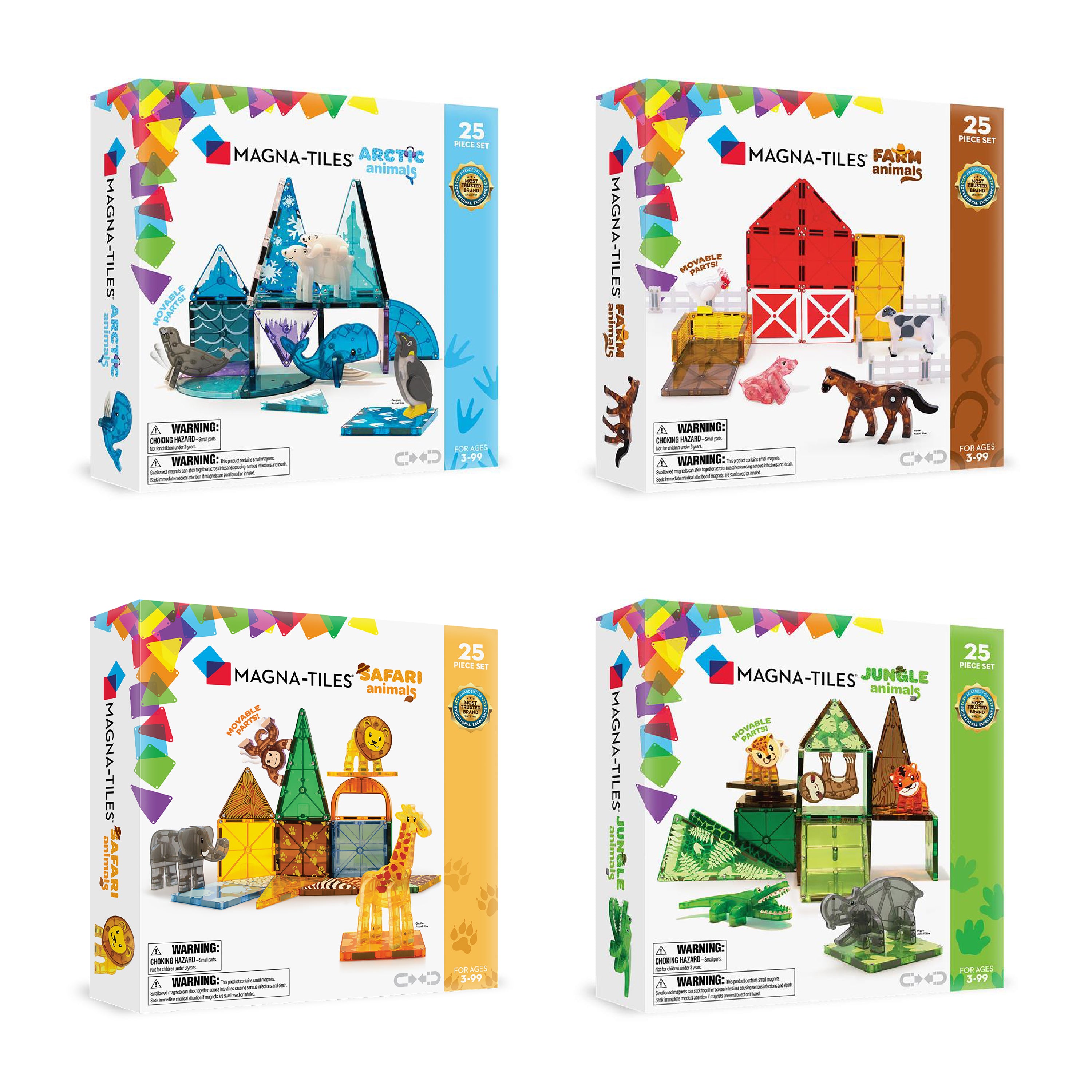 Magna-Tiles The Animal Kingdom Bundle