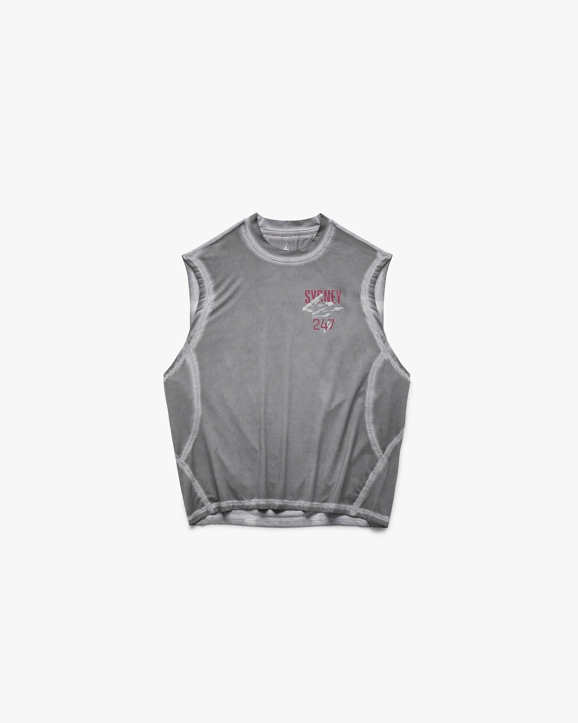 Represent 247 Sydney Tank - Washed Grey