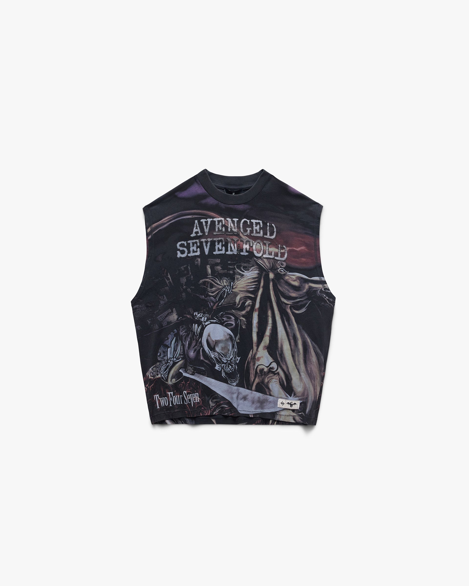 Represent 247 x Avenged Sevenfold City Of Evil Tank - Aged Black