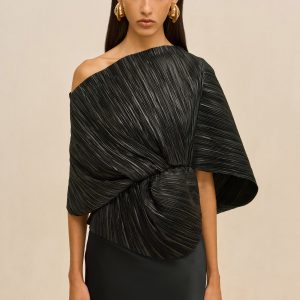 Cult Gaia CAMI TOP - BLACK