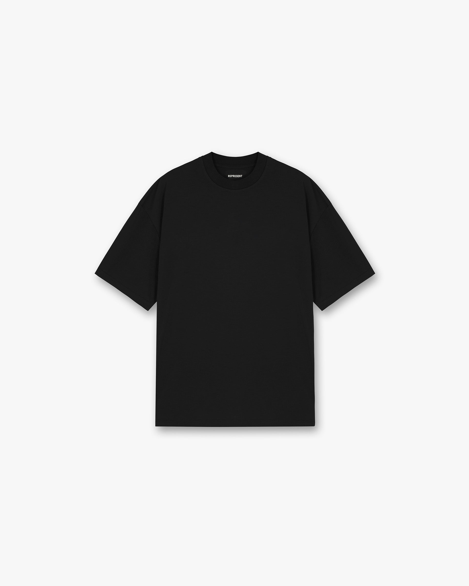 Represent 247 DNA Oversized T-Shirt - Jet Black