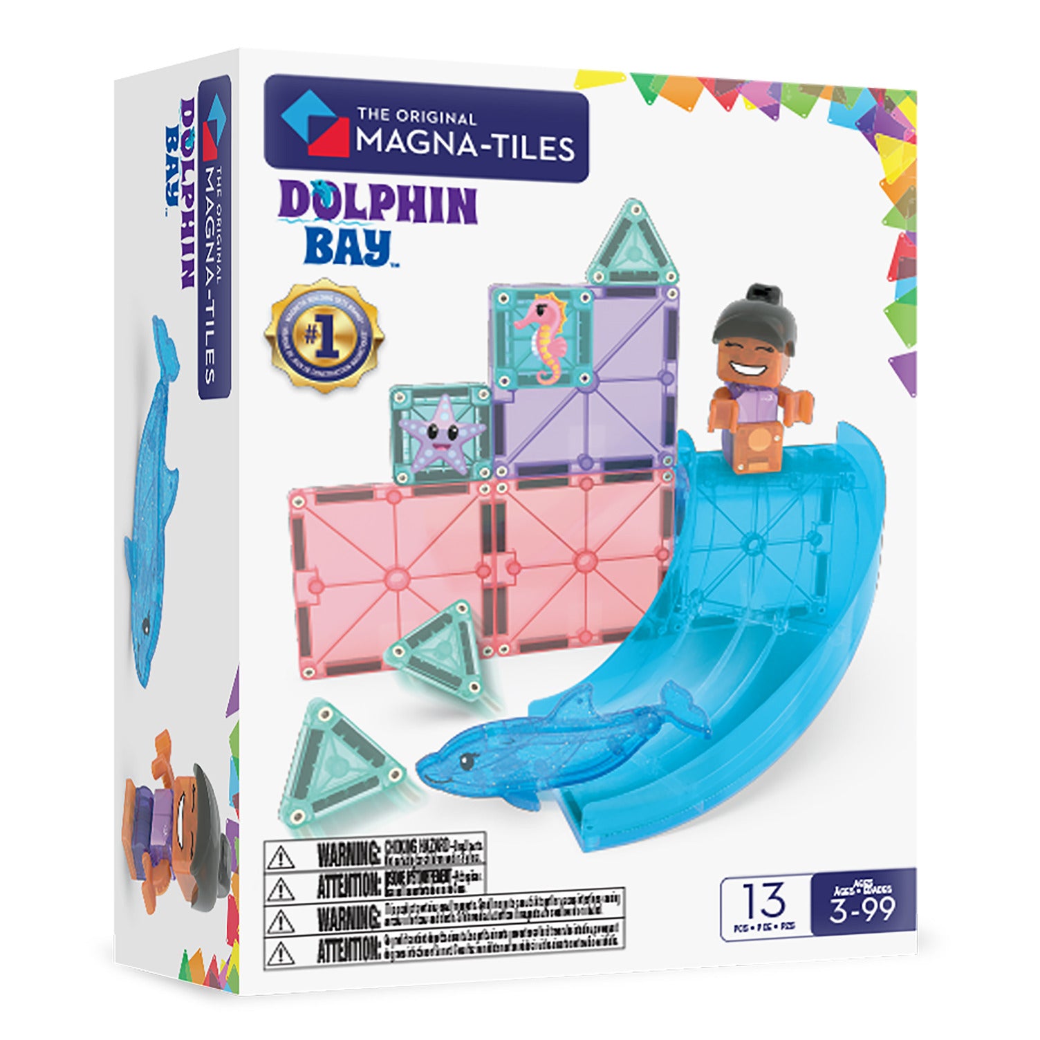Magna-Tiles Dolphin Bay 13 Piece Set
