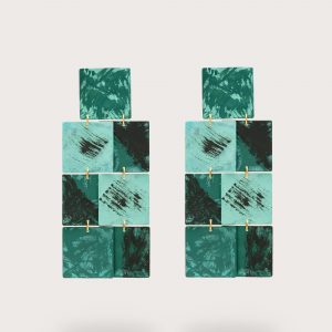 Cult Gaia EVELIS EARRING - TEAL