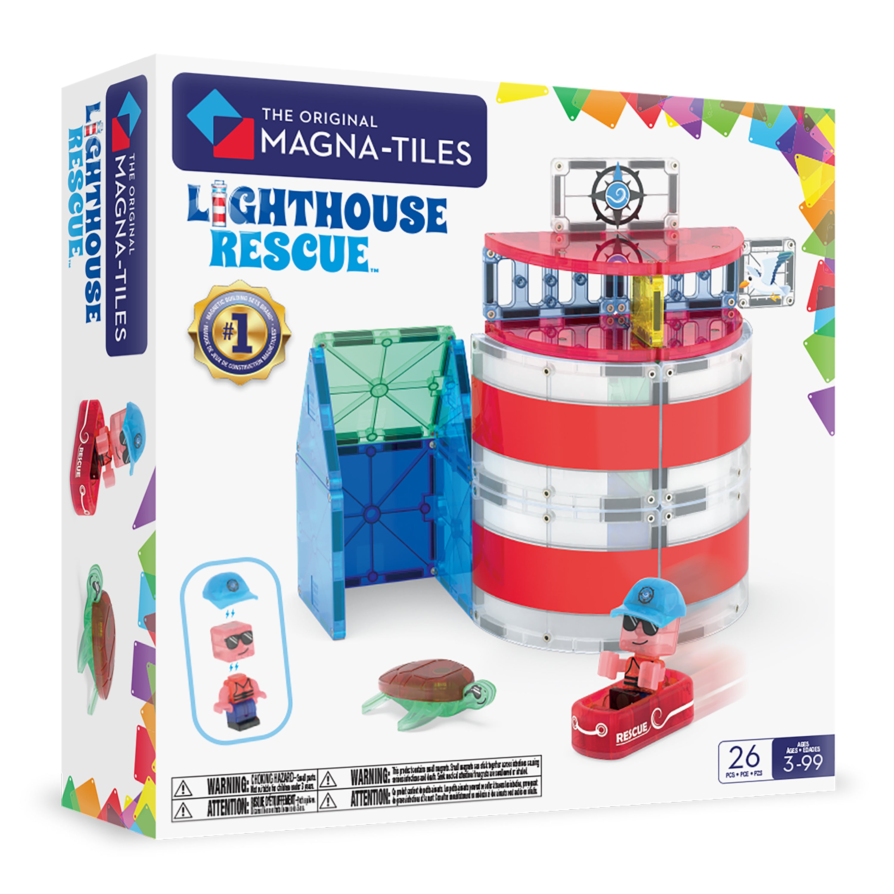 Magna-Tiles Lighthouse Rescue 26 Piece Set