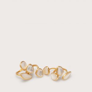 Cult Gaia INA RING SET - MOTHER OF PEARL
