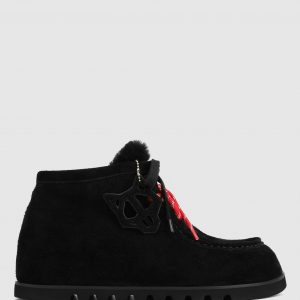 Naked Wolfe The Madness Boot Black Suede