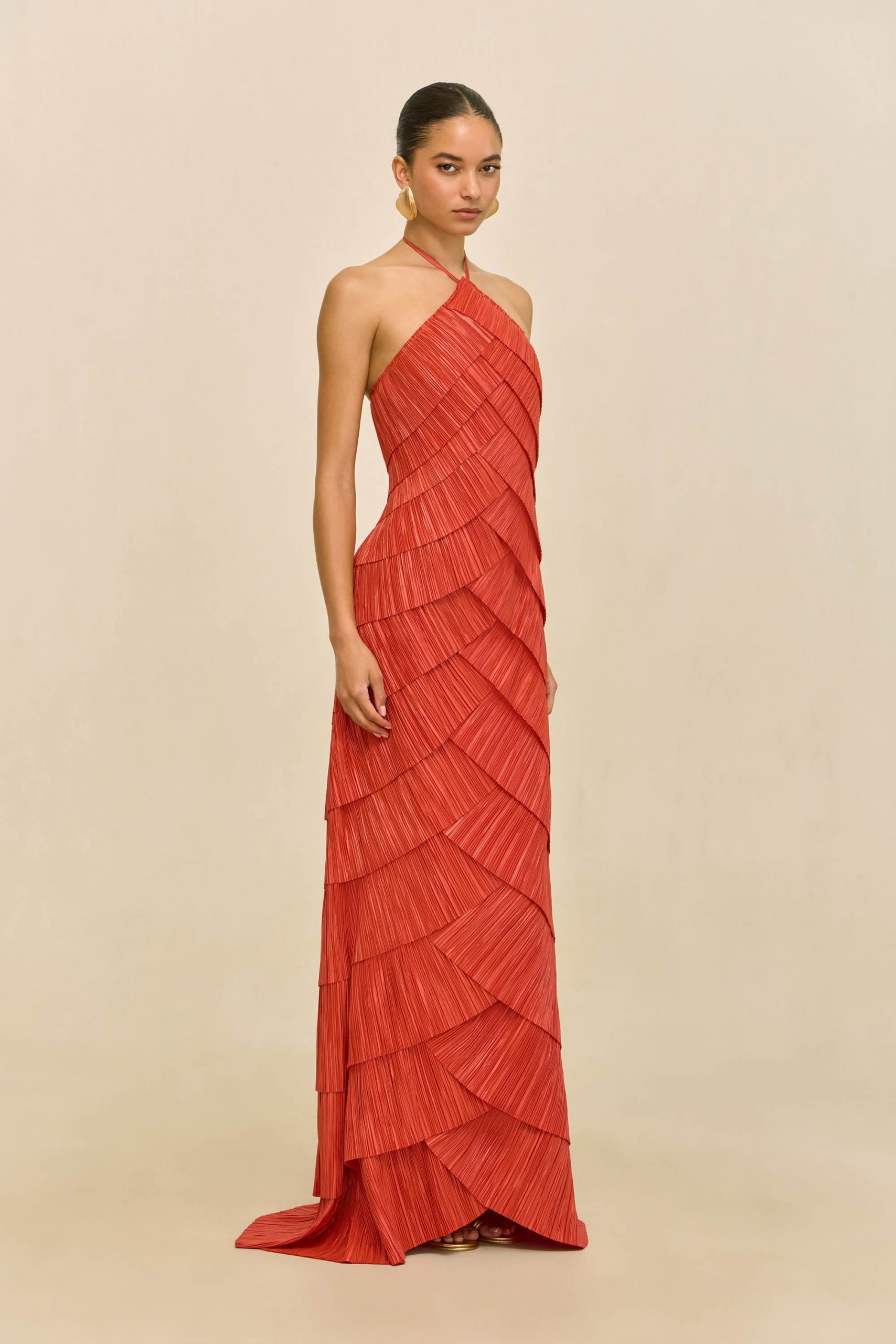 Cult Gaia MARSLA GOWN - CANYON