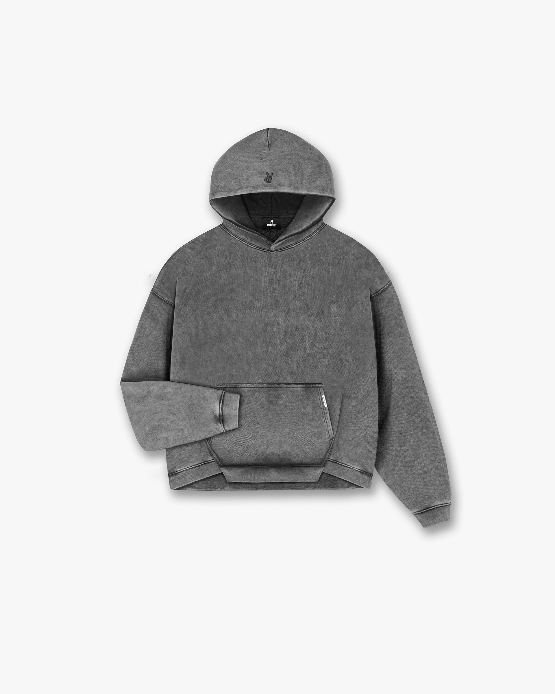 Represent Initial Boxy Hoodie - Vintage Grey