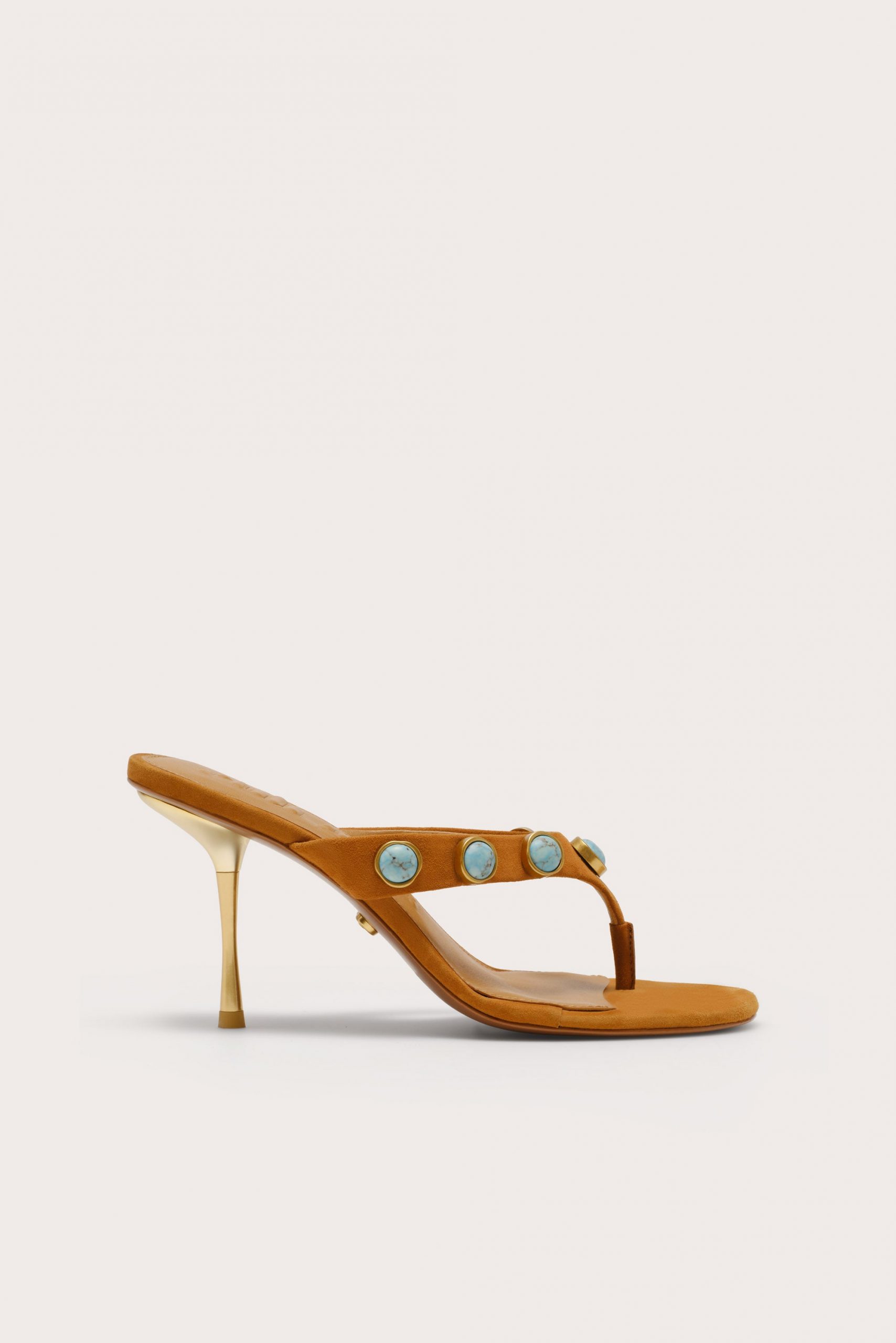 Cult Gaia STELLA HEEL - TOASTED CARAMEL