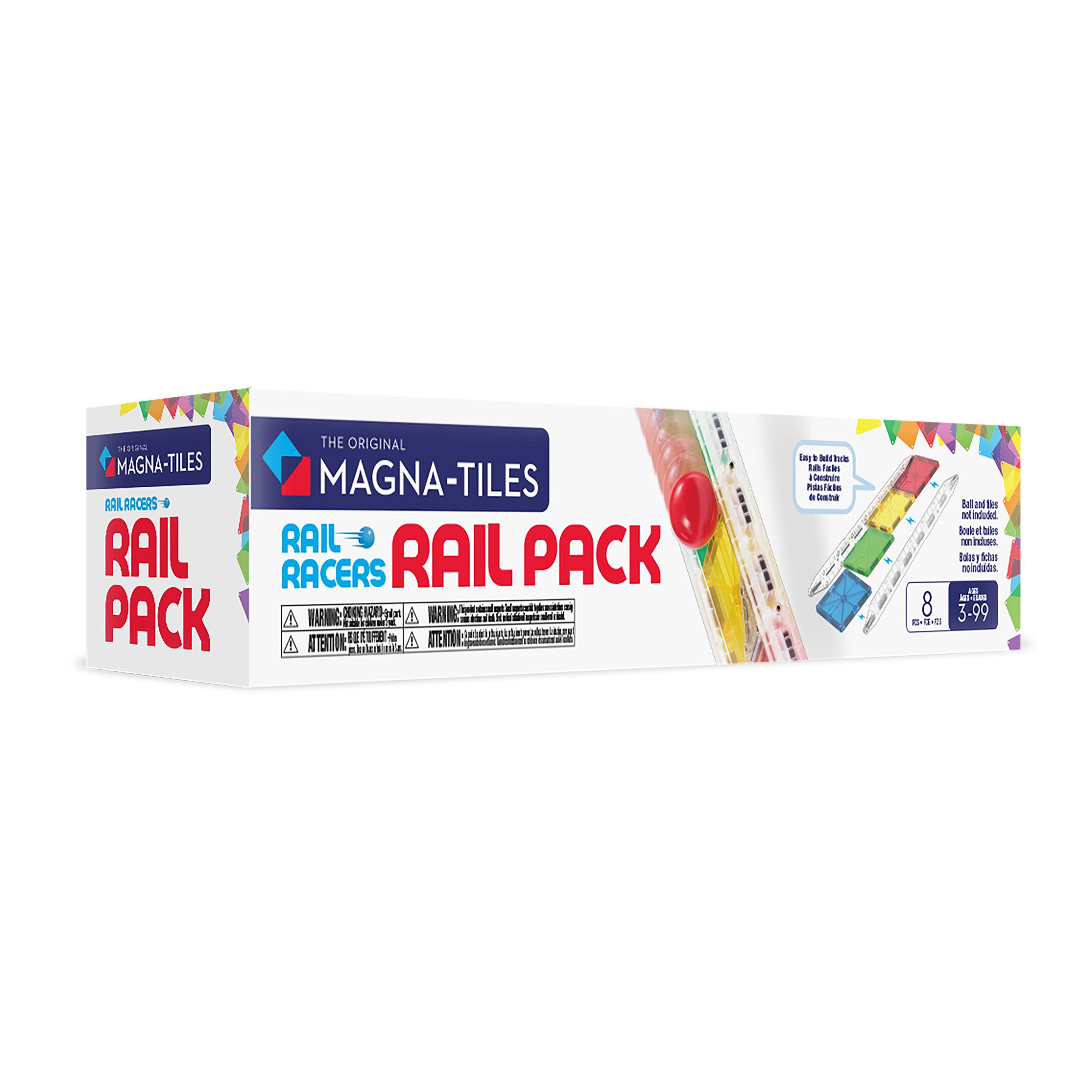 Magna-Tiles Rail Racers Rail Pack