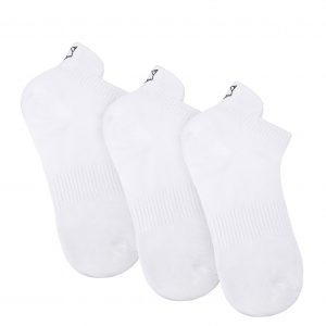 Naked Wolfe 3 Pack Womens Ankle Socks White
