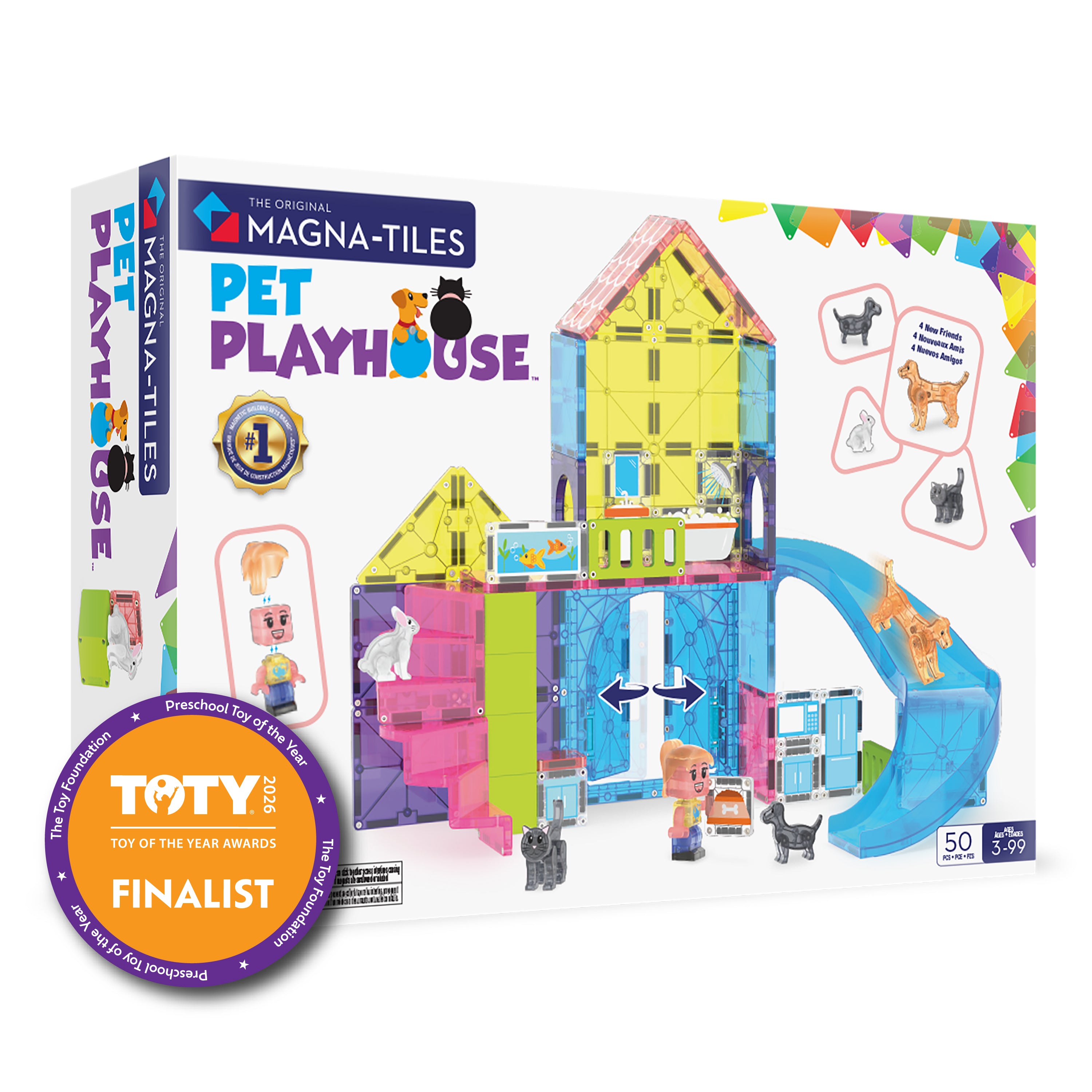 Magna-Tiles Pet Playhouse™ 50 Piece Set