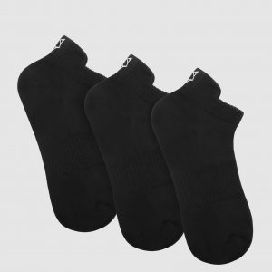 Naked Wolfe 3 Pack Womens Ankle Socks Black