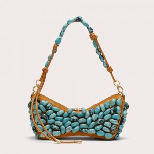 Cult Gaia MERCIER MINI SHOULDER BAG - TURQUOISE MULTI
