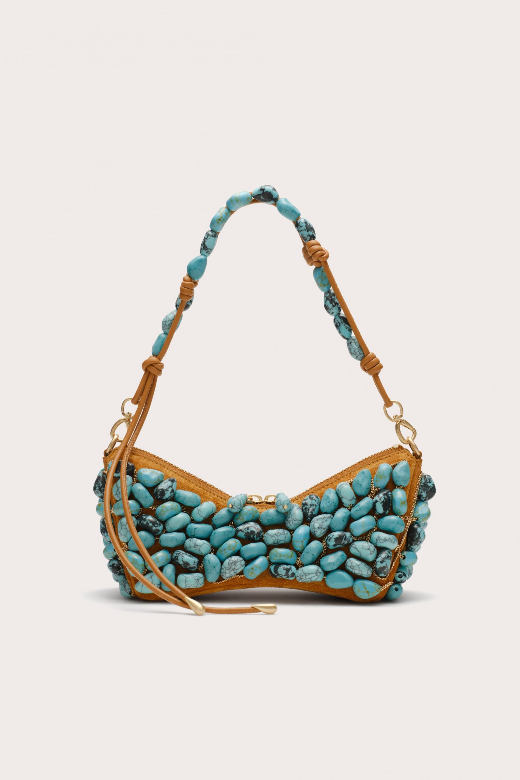 Cult Gaia MERCIER MINI SHOULDER BAG - TURQUOISE MULTI