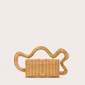 Cult Gaia ELSA CLUTCH - NATURAL