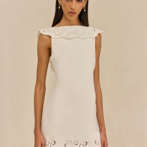 Cult Gaia FRIDLI DRESS - OFF WHITE