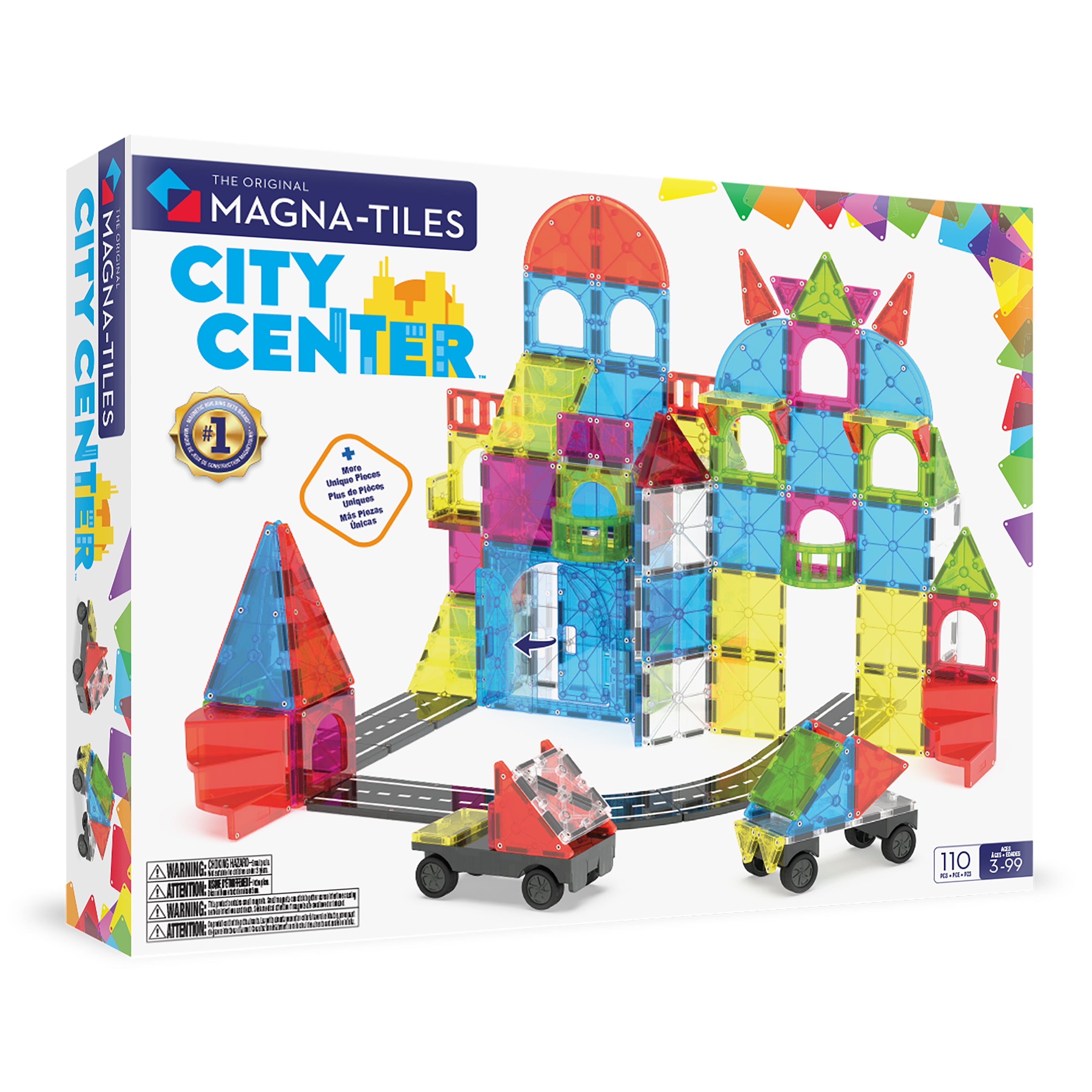 Magna-Tiles City Center™ 110 Piece Set