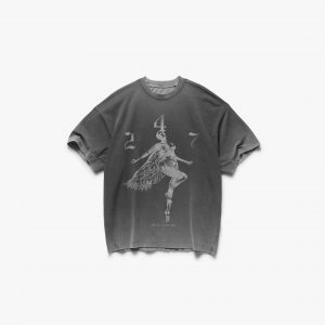 Represent 247 Fallen Angel Graphic T-Shirt - Vintage Black