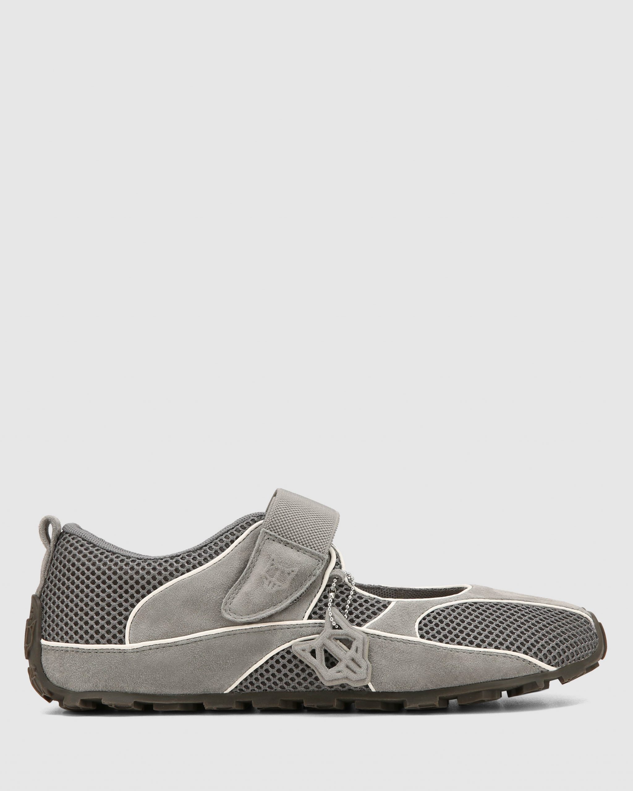 Naked Wolfe Letto Grey Suede/Mesh