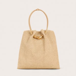 Cult Gaia ASA XL TOTE BAG - NATURAL