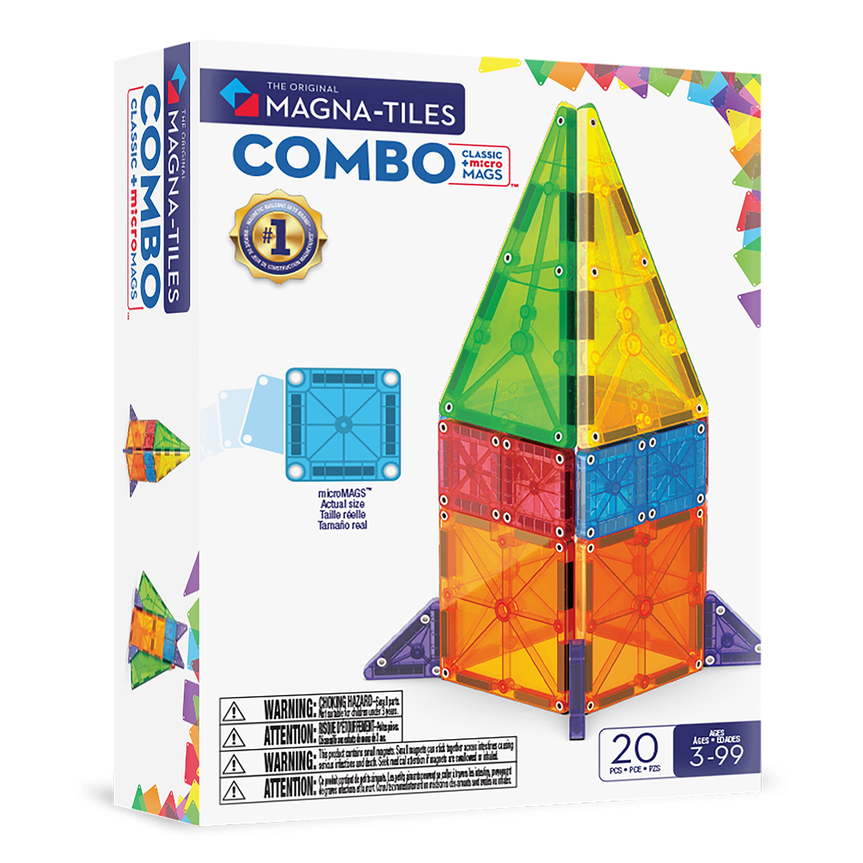 Magna-Tiles Combo 20 Piece Set