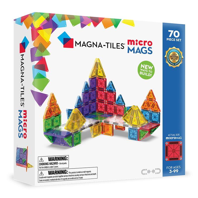 Magna-Tiles microMAGS™ 70 Piece Set