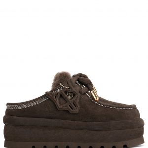 Naked Wolfe Blizzard Chocolate Suede/Shearling
