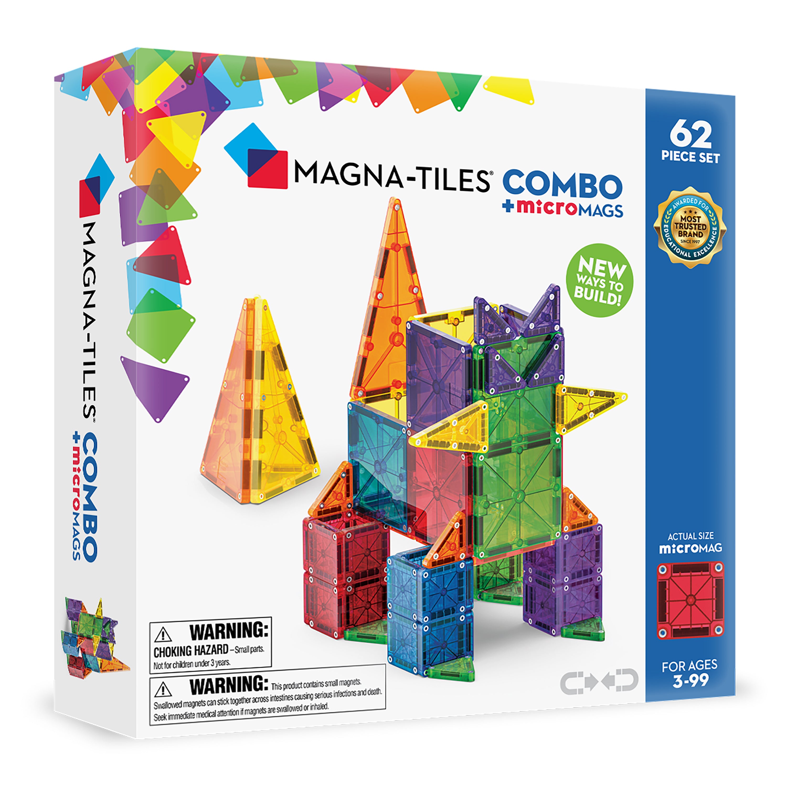 Magna-Tiles Combo 62 Piece Set