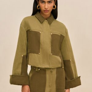 Cult Gaia ANDERS JACKET - ROSEMARY MULTI