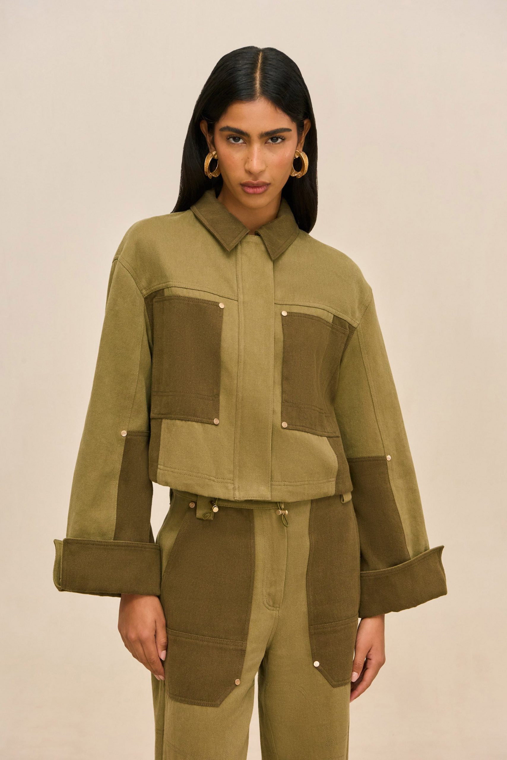 Cult Gaia ANDERS JACKET - ROSEMARY MULTI