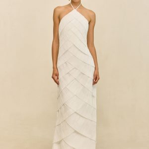 Cult Gaia MARSLA GOWN - OFF WHITE
