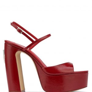 Naked Wolfe Fire Crinkle Patent Leather Red