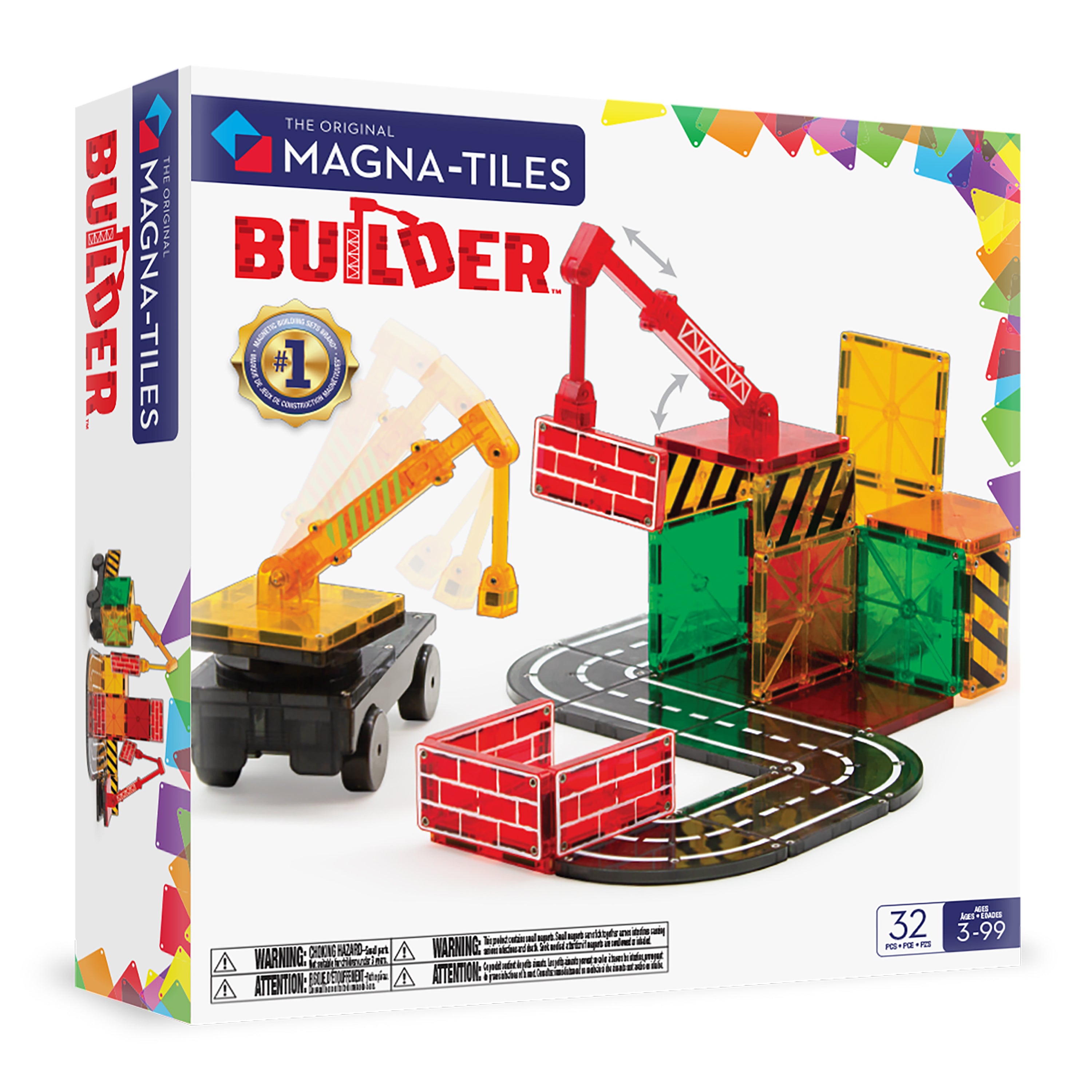 Magna-Tiles Builder™ 32 Piece Set